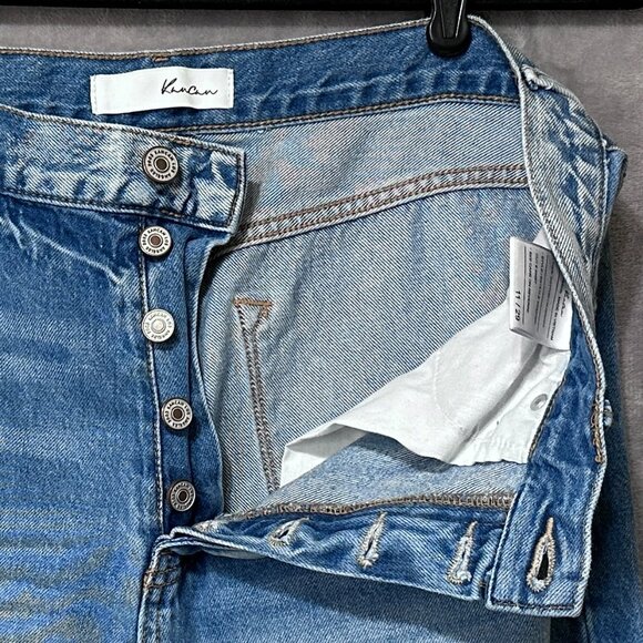 KanCan Ashe Ultra High Rise Straight Leg Jeans Button-Fly Sz 11/29 - Picture 3 of 11